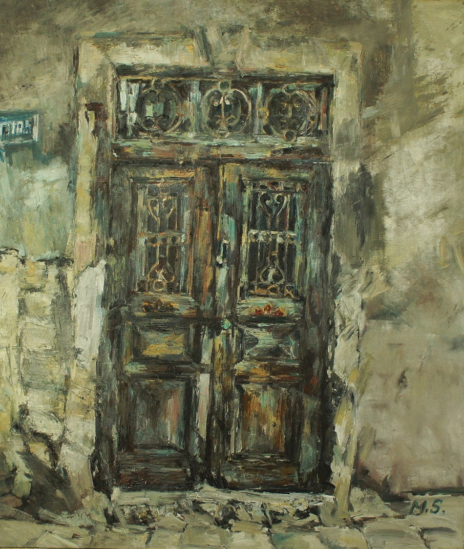 Large door of Old city of Jerusalem