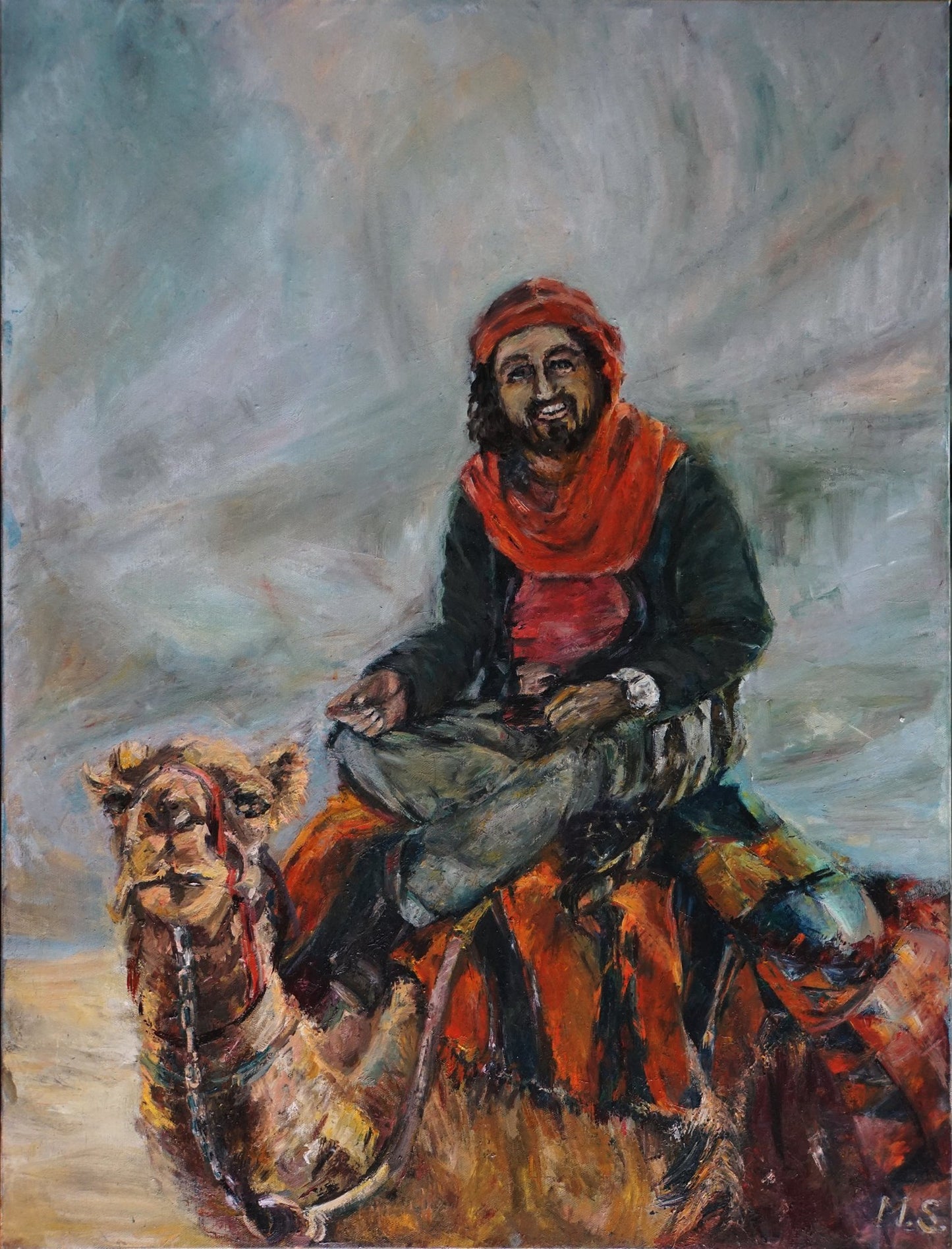 Bedouin Smiling in the South of Israel