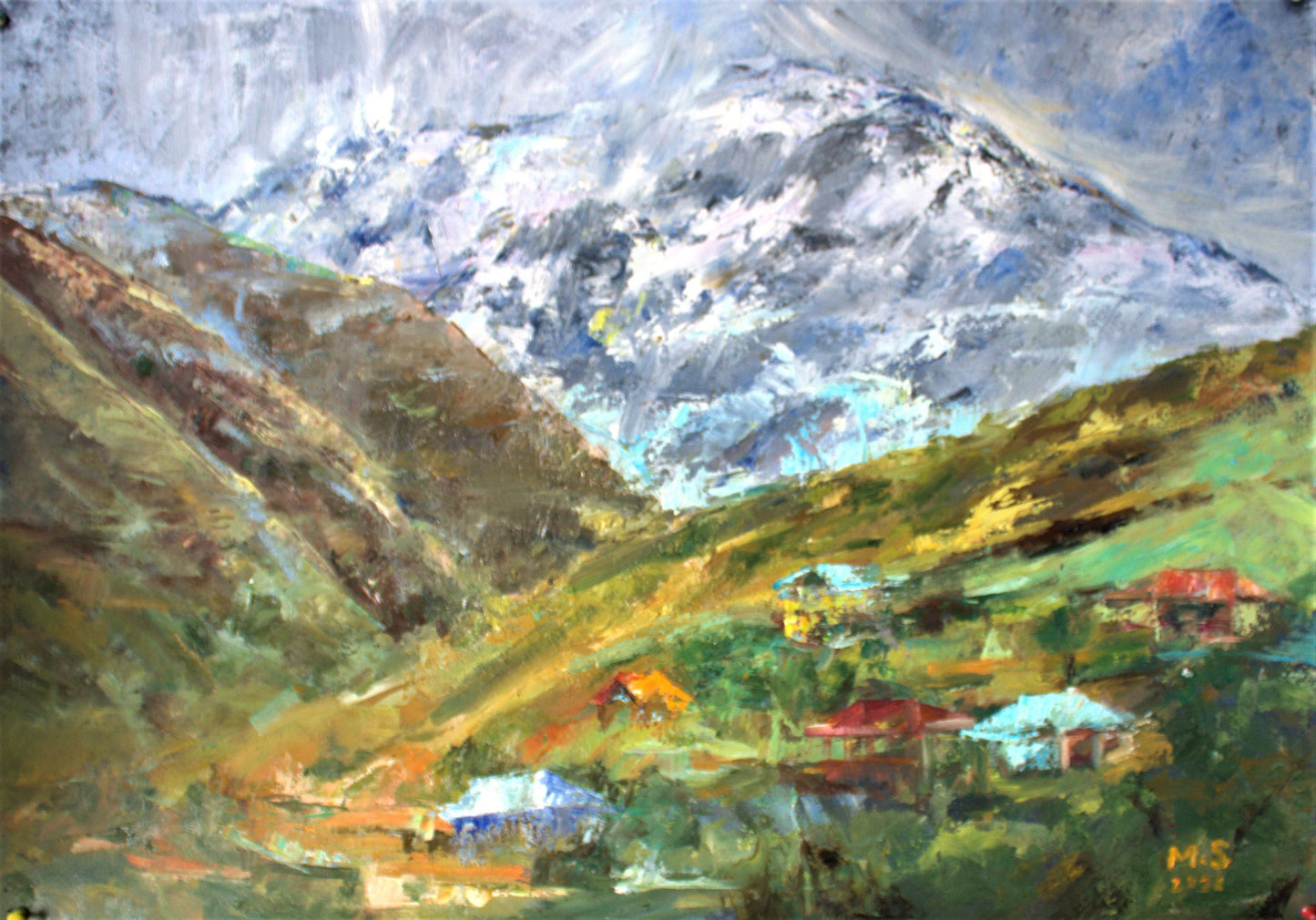 The Famous Mountains Of Kazbegi, Georgia