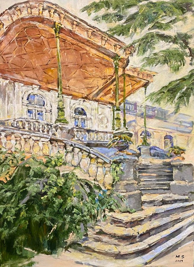 Original Art Oil on Canvas Impressionism Art, Premium Luxury Painting on Canvas Board - Unframed