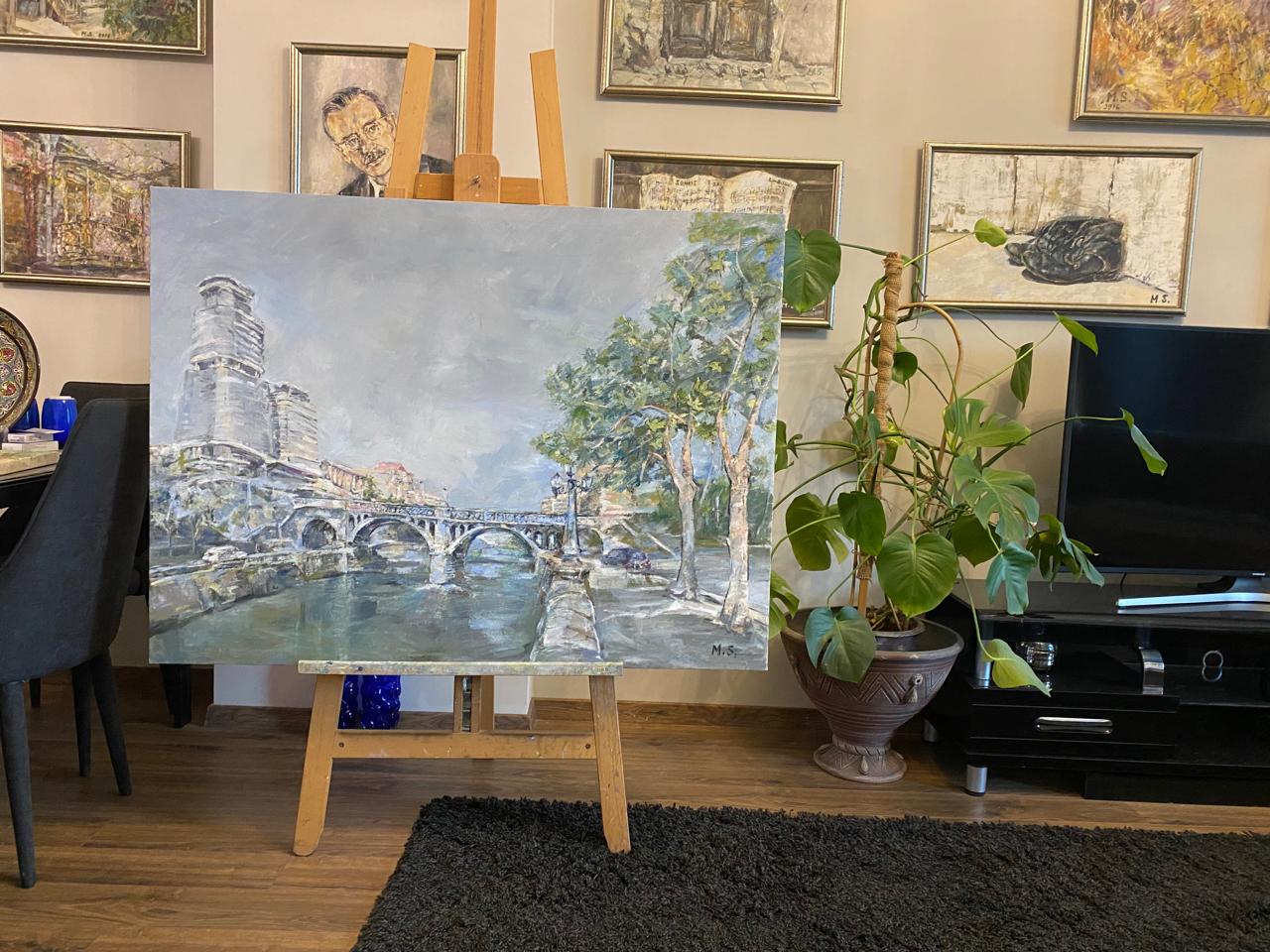 Impressionism Premium Hand Made Luxury Painting, Oil on Canvas Board