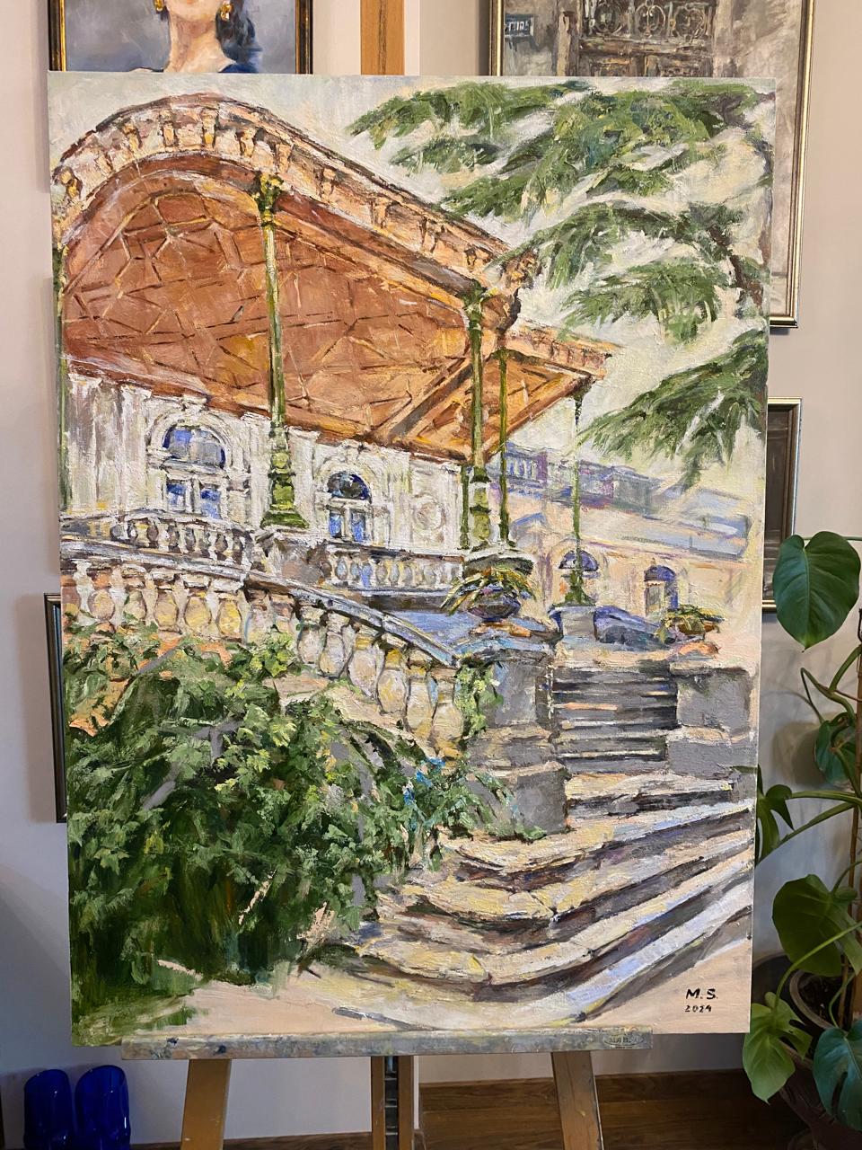 Original Art Oil on Canvas Impressionism Art, Premium Luxury Painting on Canvas Board - Unframed