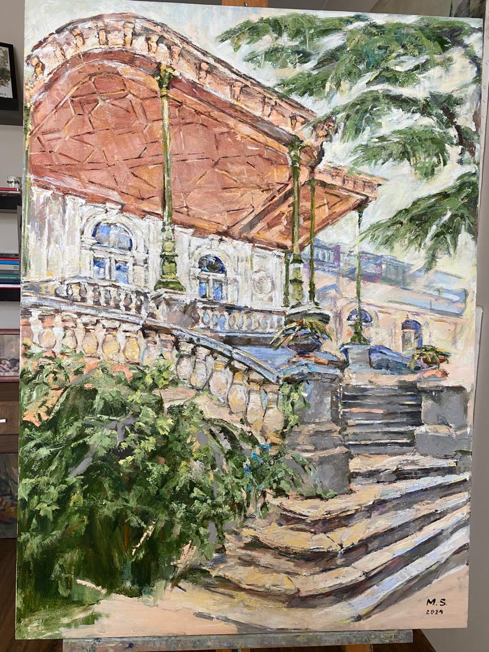 Original Art Oil on Canvas Impressionism Art, Premium Luxury Painting on Canvas Board - Unframed