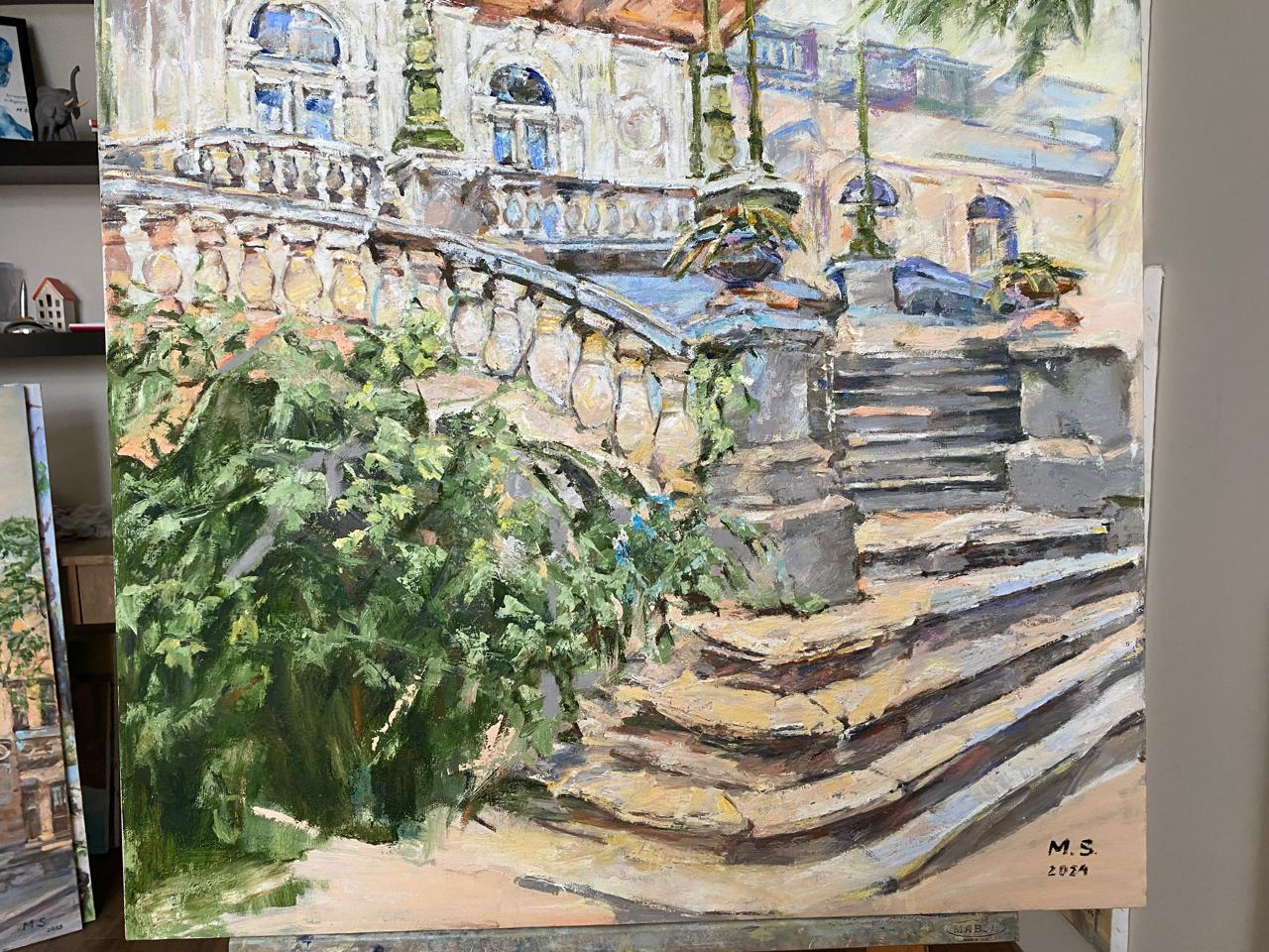 Original Art Oil on Canvas Impressionism Art, Premium Luxury Painting on Canvas Board - Unframed