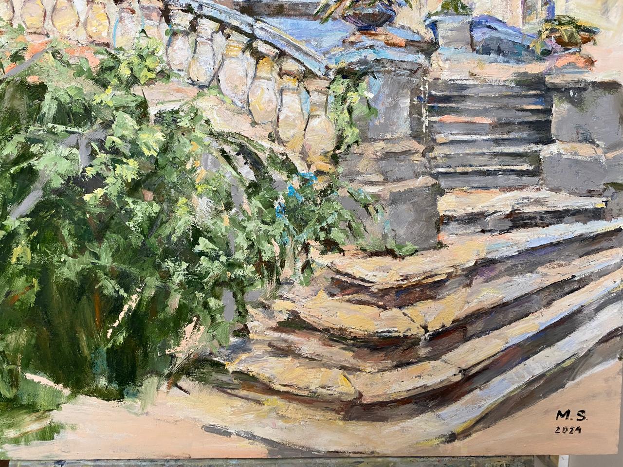 Original Art Oil on Canvas Impressionism Art, Premium Luxury Painting on Canvas Board - Unframed