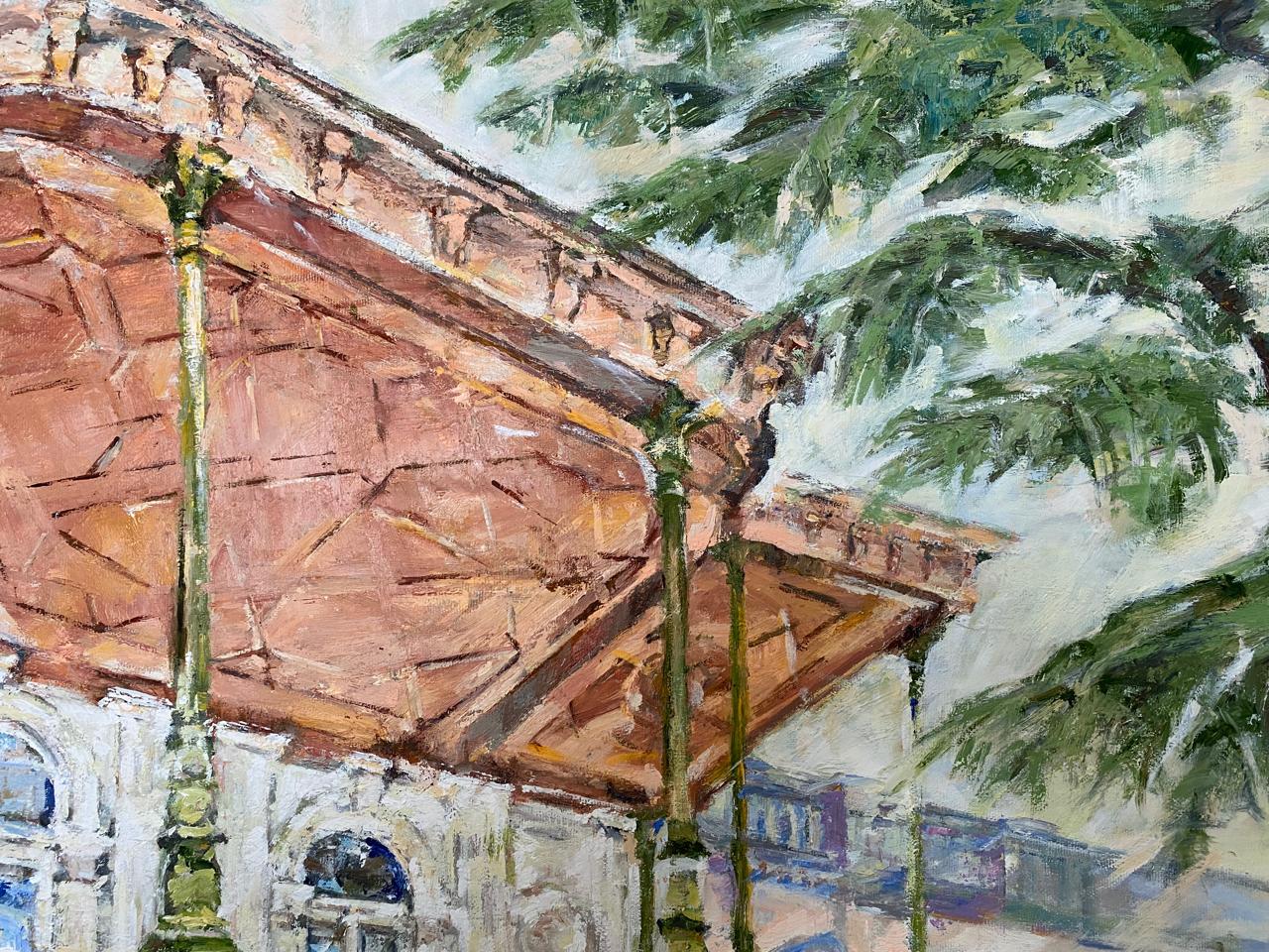 Original Art Oil on Canvas Impressionism Art, Premium Luxury Painting on Canvas Board - Unframed
