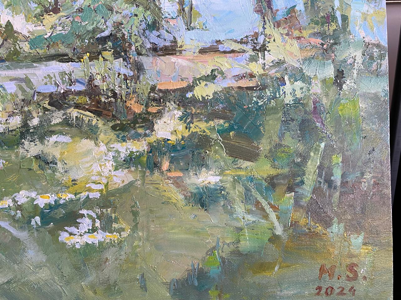 Luxury Oil Painting of Enchanting Forest Trees - Impressionist Landscape on Large Canvas