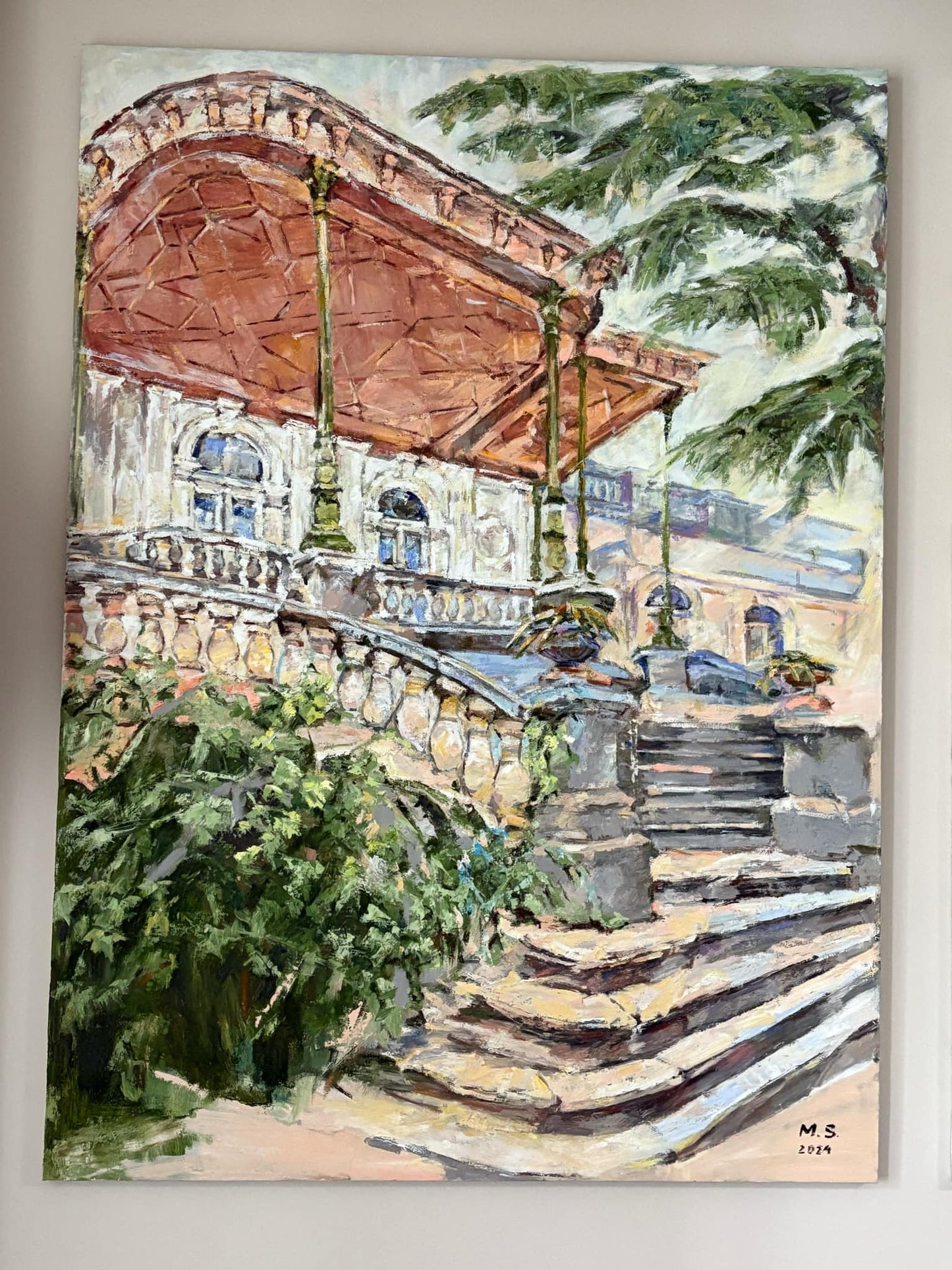 Original Art Oil on Canvas Impressionism Art, Premium Luxury Painting on Canvas Board - Unframed