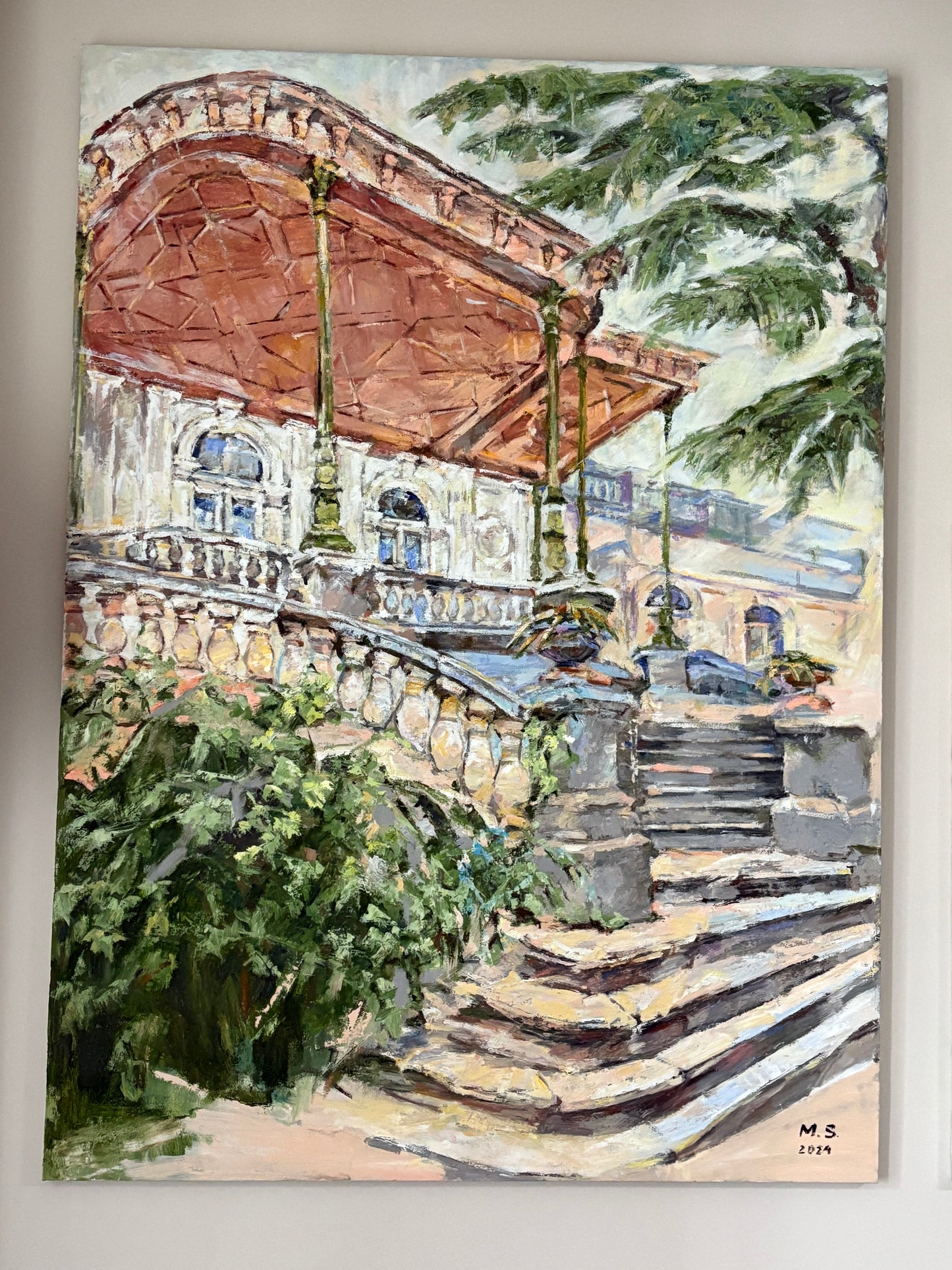 Original Art Oil on Canvas Impressionism Art, Premium Luxury Painting on Canvas Board - Unframed